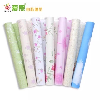 10 mét giấy dán tường sẵn keo hoa nhỏ đủ mẫu khổ 45cm hàng siêu đẹp