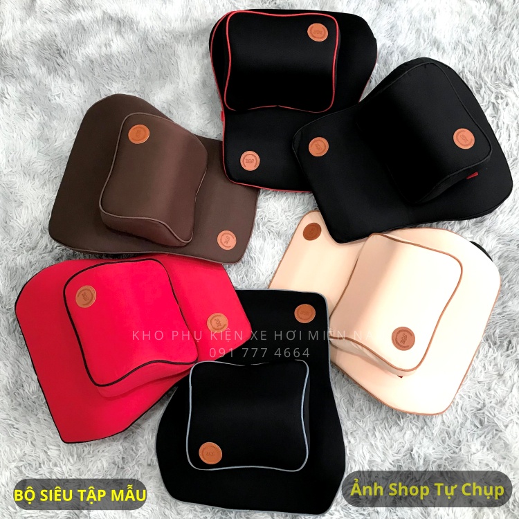Gối Tựa Đầu,Tựa Lưng Cao Su Non🚗NGỒI LÀ SƯỚNG🚗Cao Su Non Cao Cấp,Tạo Cảm Giác Êm Ái,Thoải Mái Nhất
