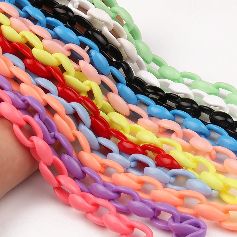 Bộ 50 Hạt Hình Khoá Chuỗi Xích Làm Đồ Trang Sức Diy