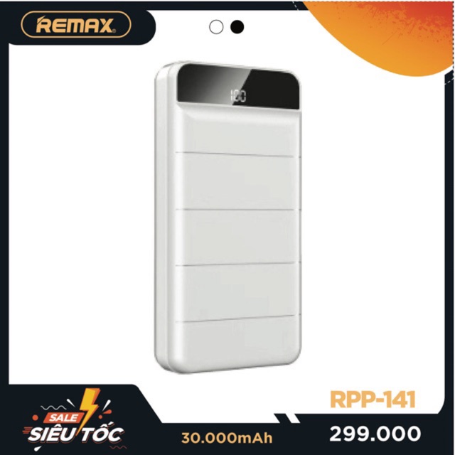 Xả kho Sạc dự phòng Remax Rpp-141 dung lượng khủng 30.000mah
