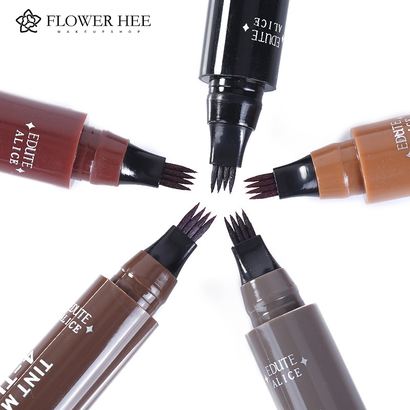 [Hàng mới về] Chì kẻ mày dạng lỏng 5 màu 4D thiết kế 4 ngàm kháng nước và mồ hôi phong cách Hàn Quốc | BigBuy360 - bigbuy360.vn