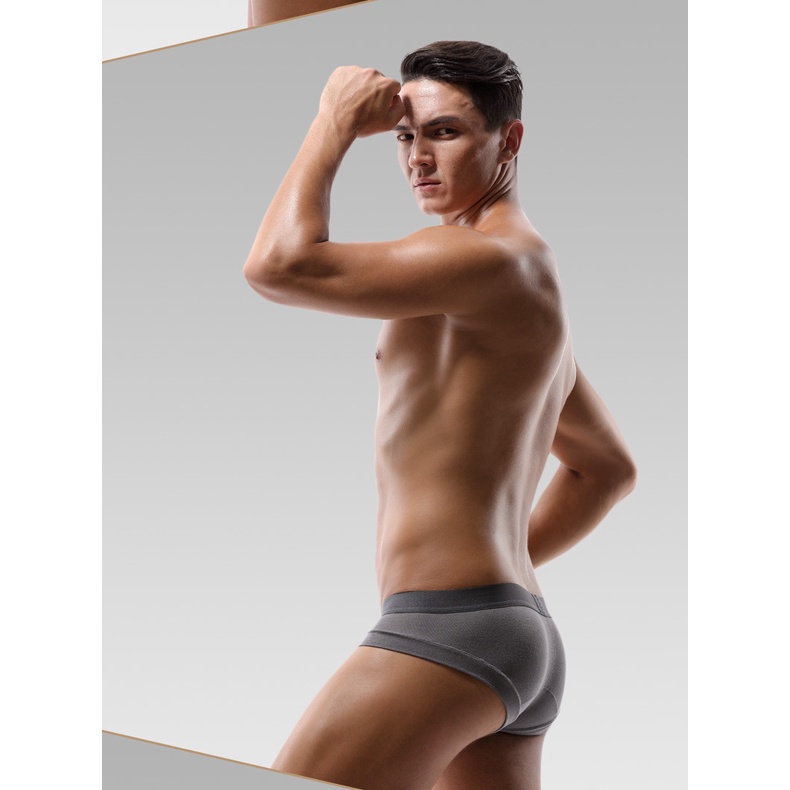 Quần lót boxer nam cạp thấp chất liệu thoáng khí thoải mái thời trang mùa hè 176