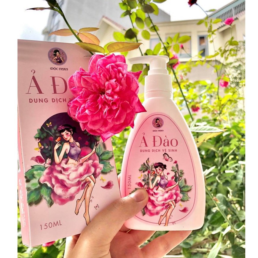 Dung Dịch vệ sinh Phụ nữ [ Mộc Nhan Natural ] Ả Đào Cải Lão Hoàn Đồng Cô Bé, Dung Dịch Vệ Sinh Chiết Xuất Củ Dền Tươi