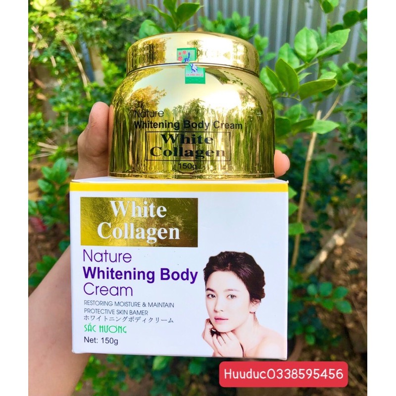 Body Sắc Hương White Collagen Vi Tảo Lục Nhật Bản