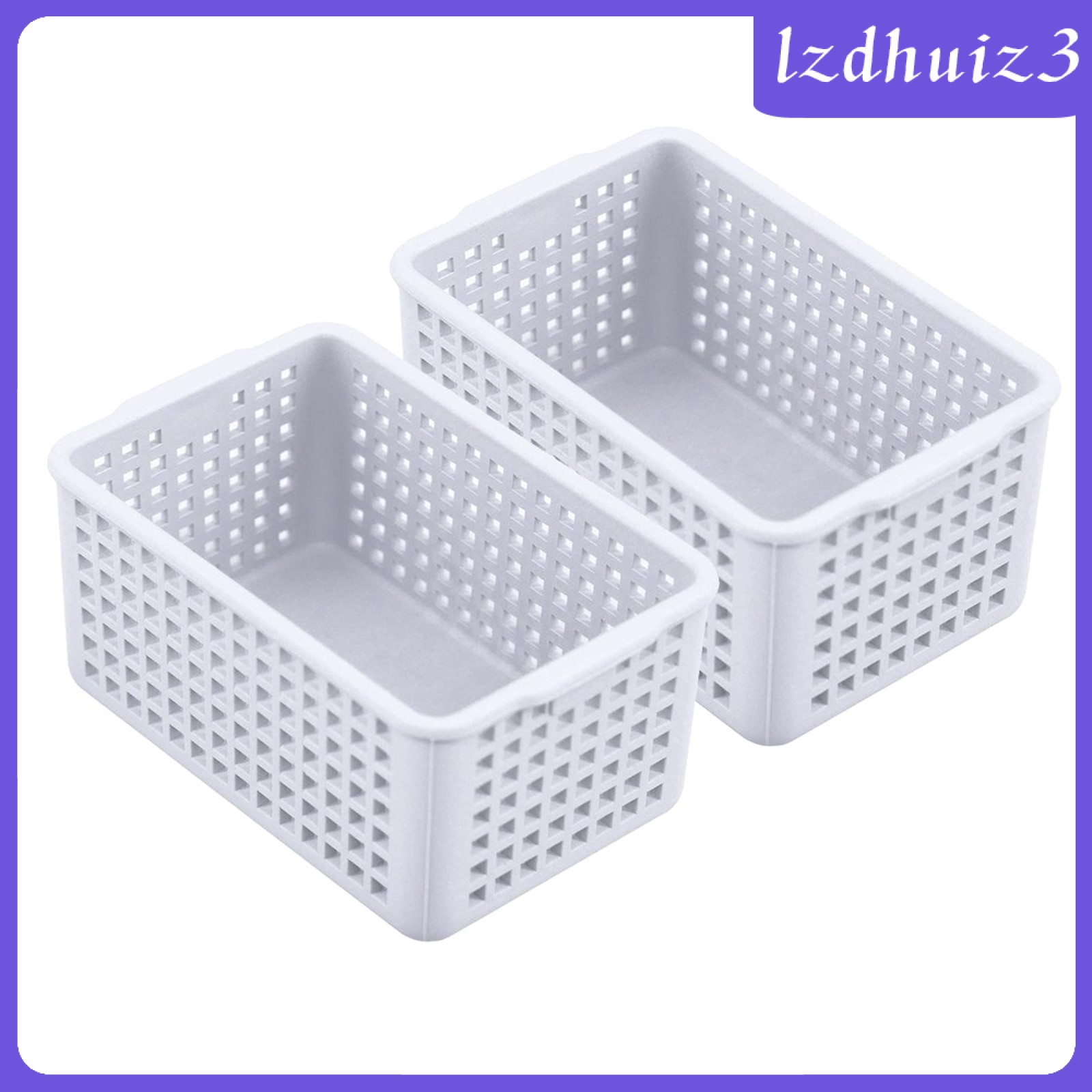 Set 2 Giỏ Đựng Đồ Mini Tỉ Lệ 1: 12 Cho Nhà Búp Bê