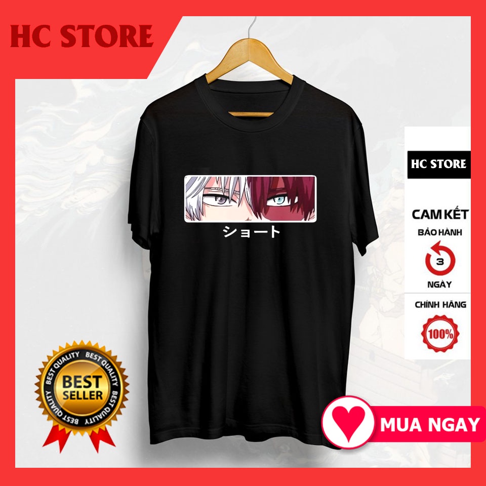 Áo Thun My Hero acadimea anime Todoroki - Học viện siêu anh hùng face độc đẹp