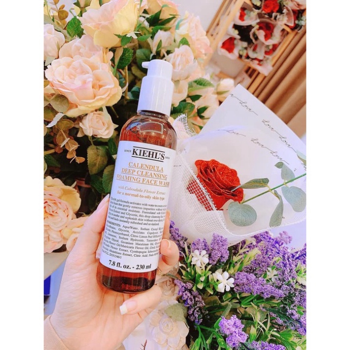 Sữa Rửa Mặt Hoa Cúc Kiehl’s Calendula Deep Cleansing Foaming Face Wash 230ml