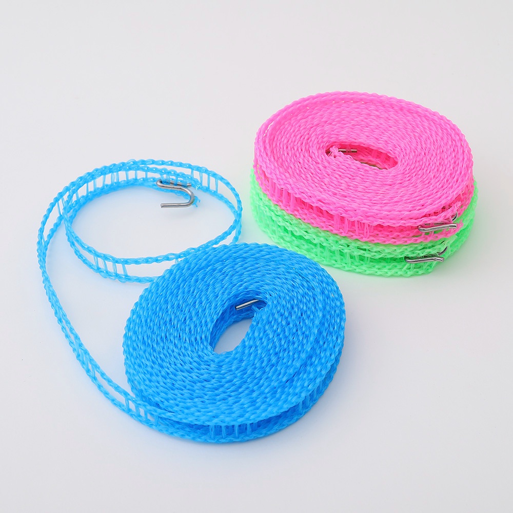Cuộn Dây Phơi Quần Áo 5M Chống Trượt Chống Gió Nhiều Màu Sắc Đa Dạng