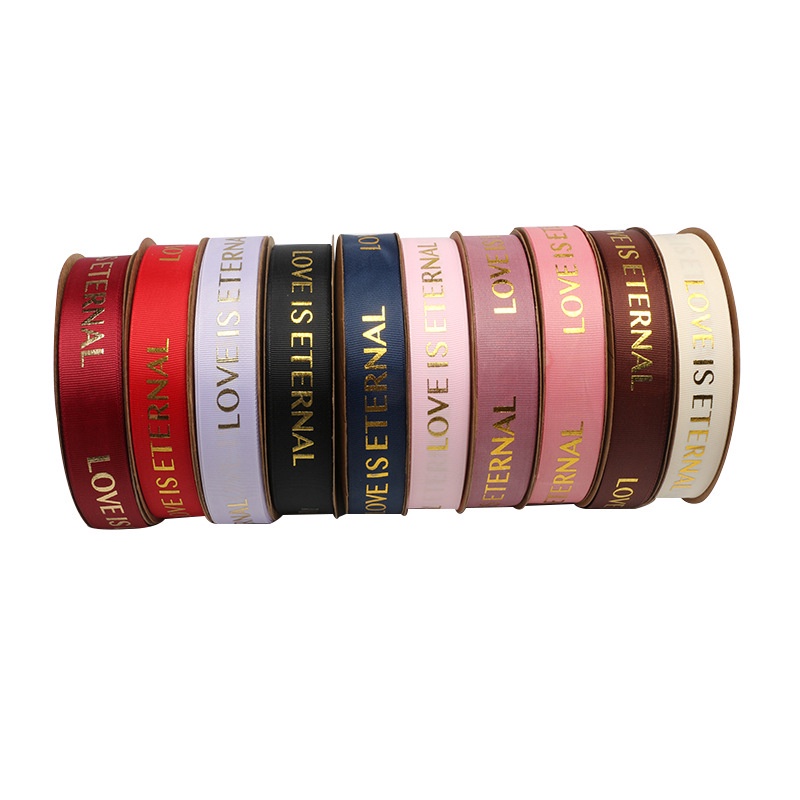 Cuộn Dây Ruy Băng Đính Hoa Lụa Satin Dùng Gói Quà Sinh Nhật