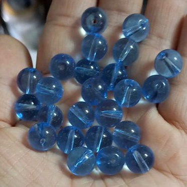 25-50-100gam đá màu xanh da trời nhạt 10mm