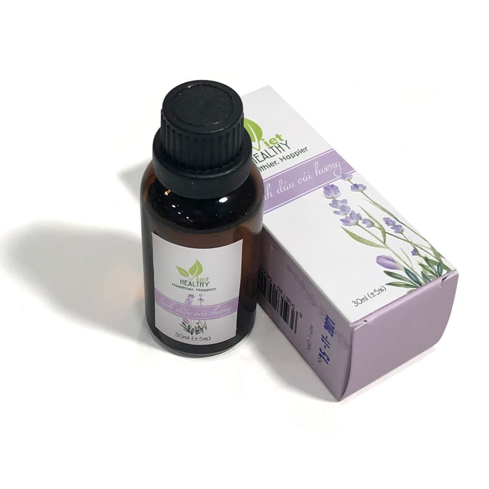 [CHÍNH HÃNG] Tinh dầu Oải hương Lavender VietHealthy (30ml) xuất xứ thiên nhiên không pha tạp chất