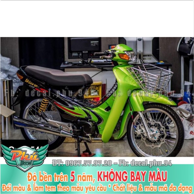 Tem rời Wave nhỏ xanh đen -1