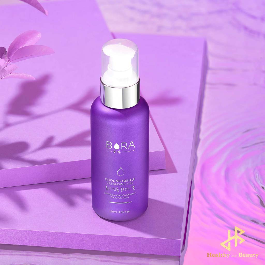 Gel rửa mặt thanh nhiệt Bora Cooling Gentle Cleaning Gel tuýp 120ml