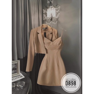 Ảnh thật minstore bigsize set đầm d898