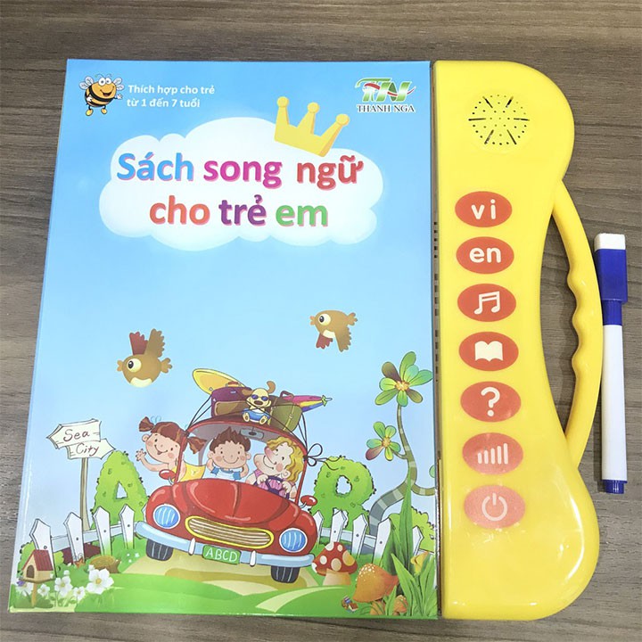 Sách nói điện tử song ngữ anh - việt thông minh giúp trẻ học tốt