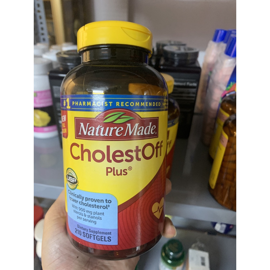Viên uống giảm Cholesterol Nature Made CholestOff Plus 210 viên [HÀNG MỸ]