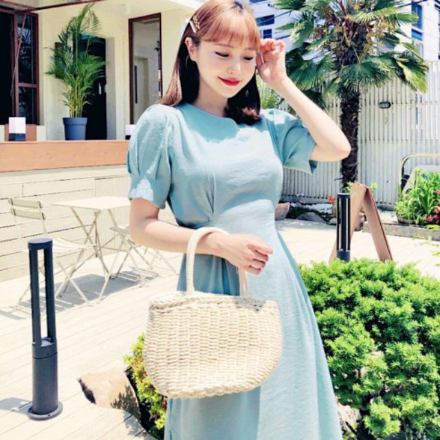ĐẦM SUÔNG THẮT NƠ SAU (kèm ảnh thật)