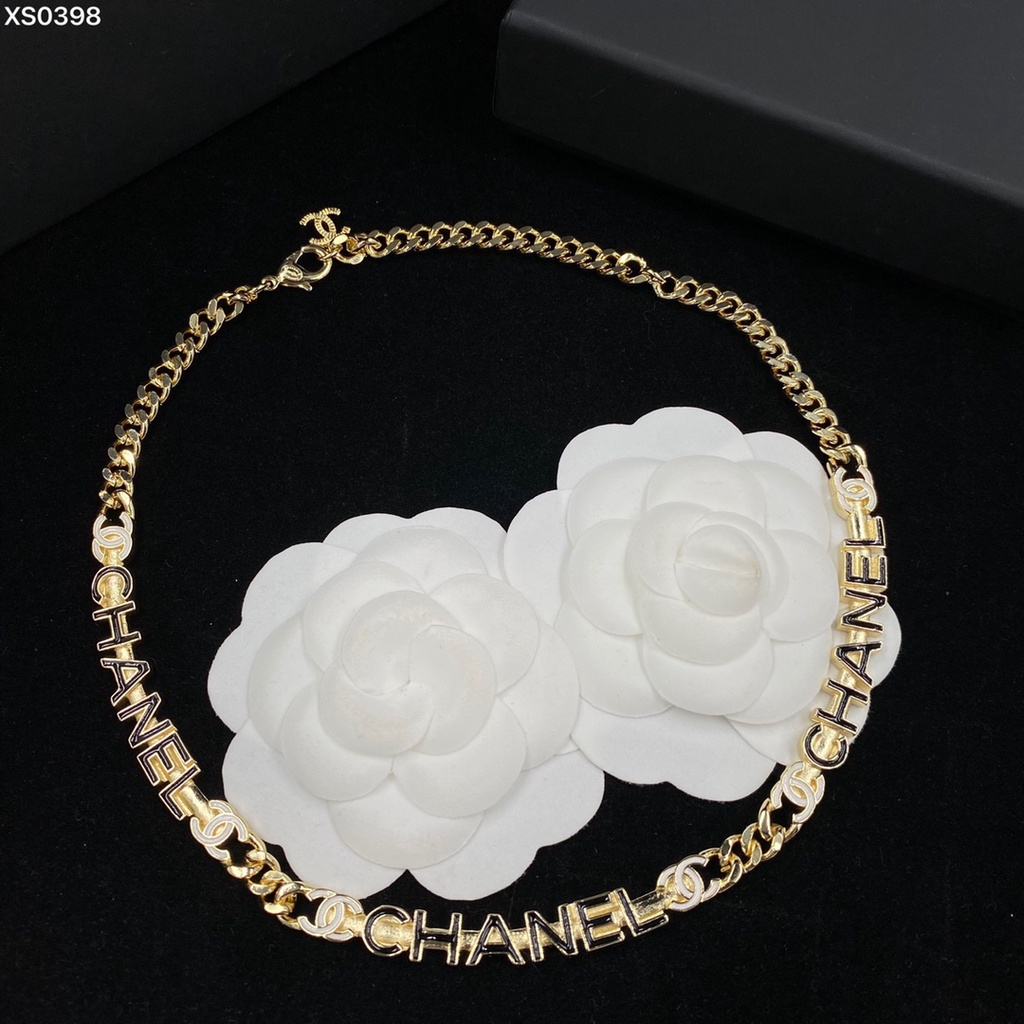 Dây Chuyền Mạ Bạc 925 Mặt Đá Chanel Thời Trang