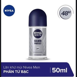 Lăn Ngăn Mùi Nivea Phân Tử Bạc 50ml