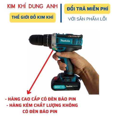 Máy khoan pin kim khí dung anh khoan pin Makita bộ 24 chi tiết bảo hành 6 tháng