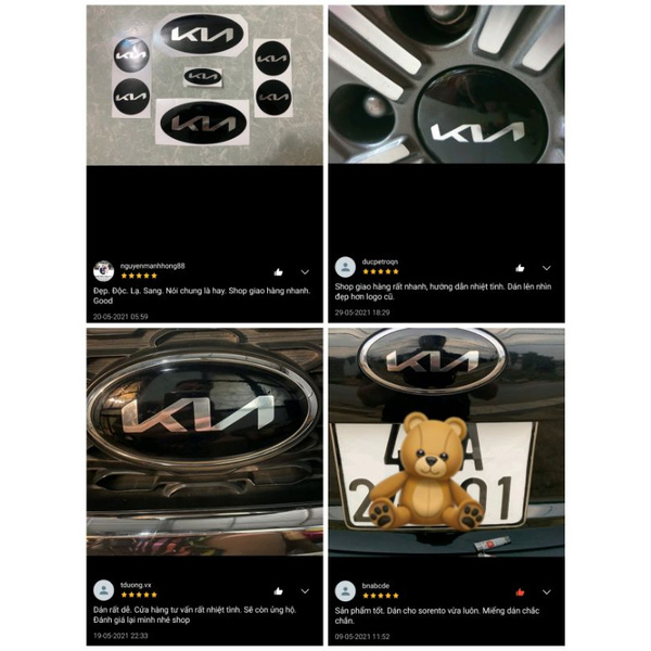 LOGO KIA MORNING mới 2021, decal LOGO KIA