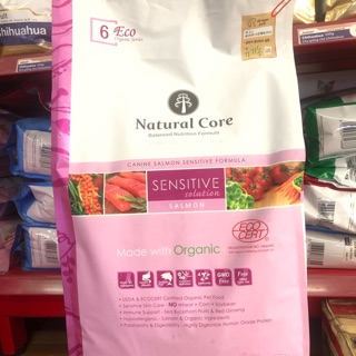 Natural Core Sensitive - Thức ăn hạt khô cho chó nhạy cảm Cá Hồi 1kg