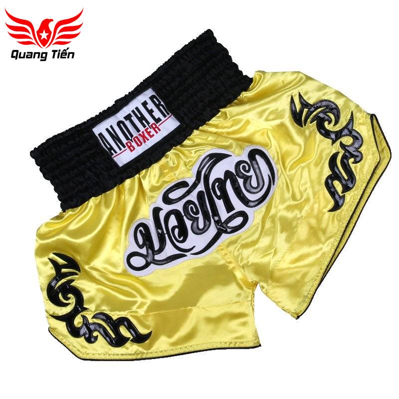 Quần Muay Thái Another Boxer Chính Hãng Muay Thai Short Chất Liệu Satin Cao Cấp