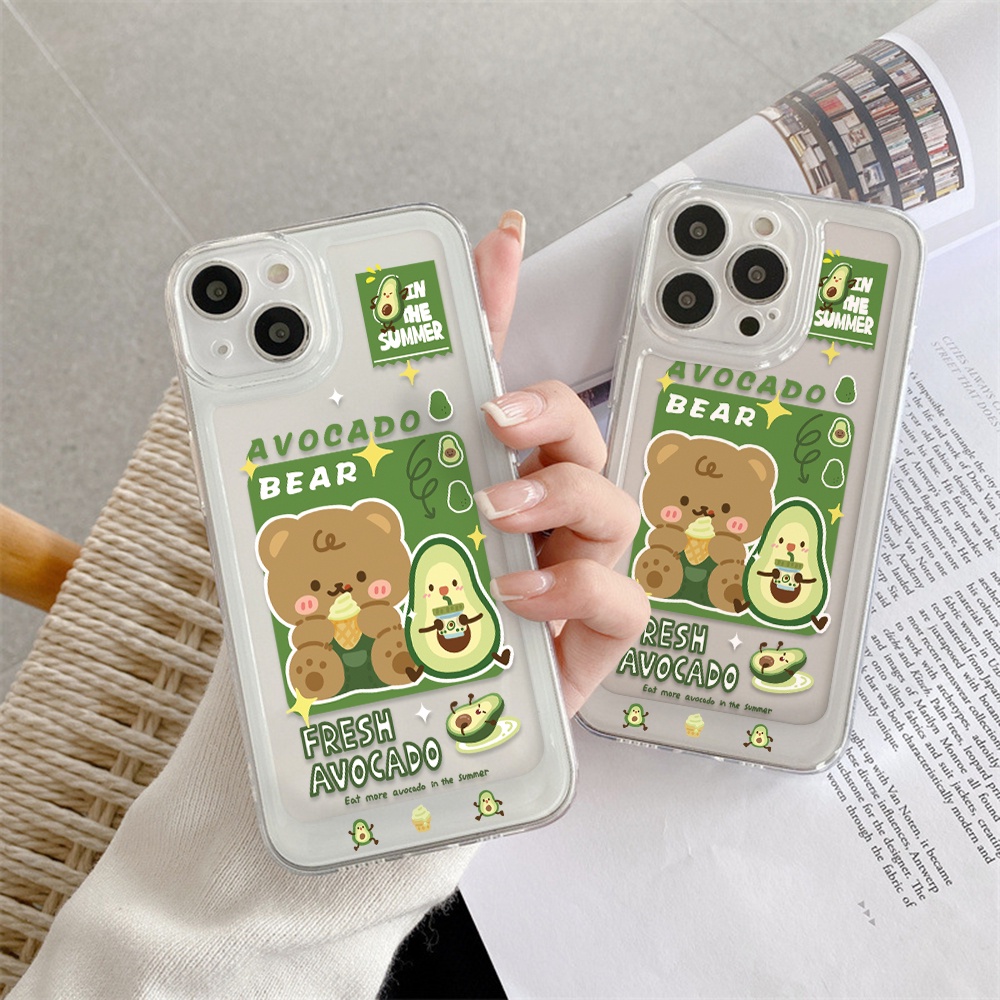 Ốp Điện Thoại Mềm Trong Suốt Chống Sốc In Họa Tiết Dễ Thương Cho IPhone 11 13 12 X XS Pro Max XR 12 13