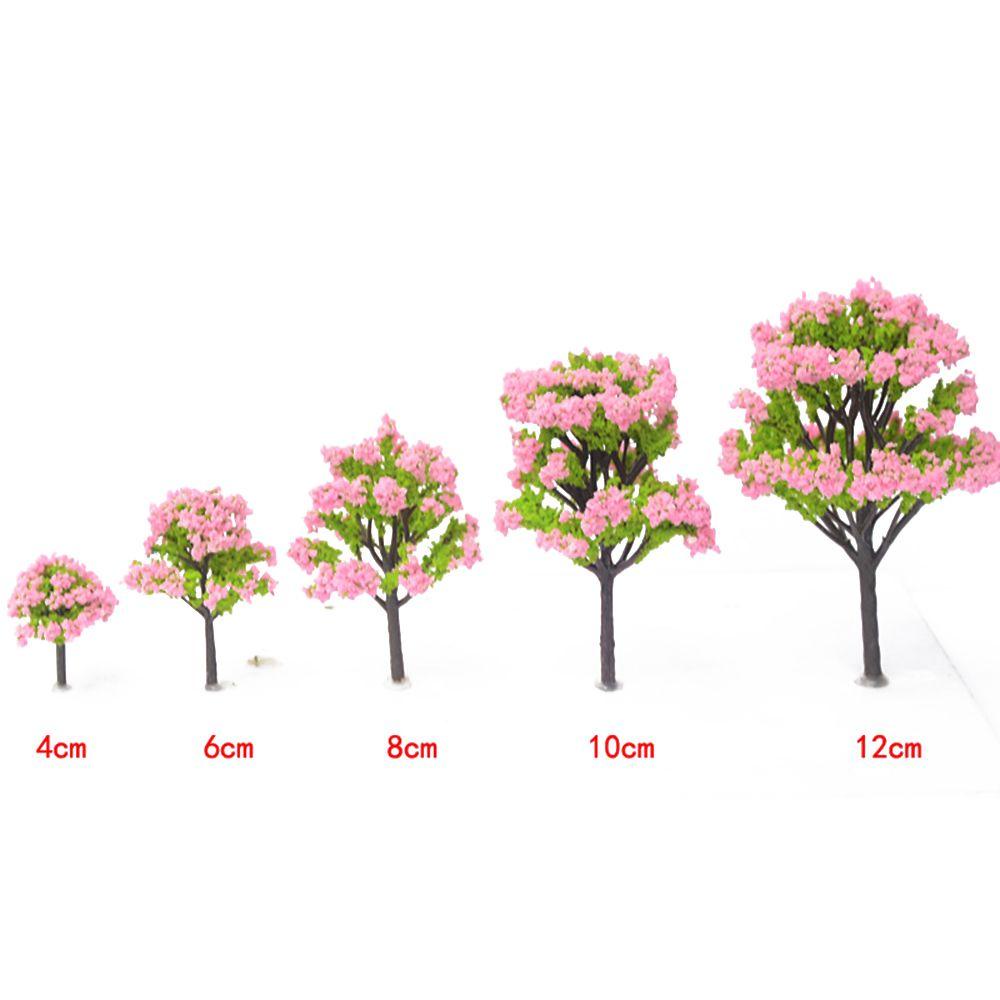 Bộ 10 / 20 / 30 Mô Hình Cây Nhựa 4 / 6 / 8 / 10 / 12cm Trang Trí Tiểu Cảnh