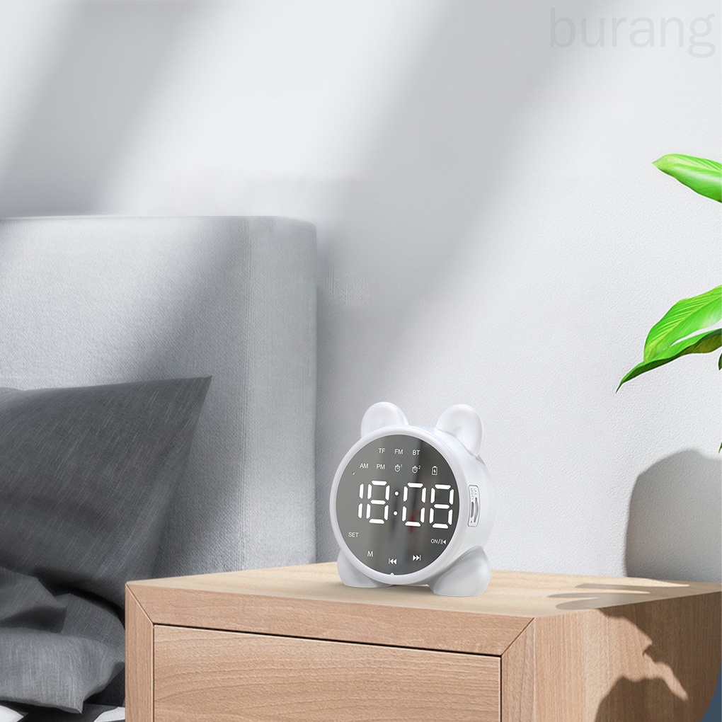 Đồng hồ báo thức có đèn LED đa năng có thể sạc lại tiện dụng