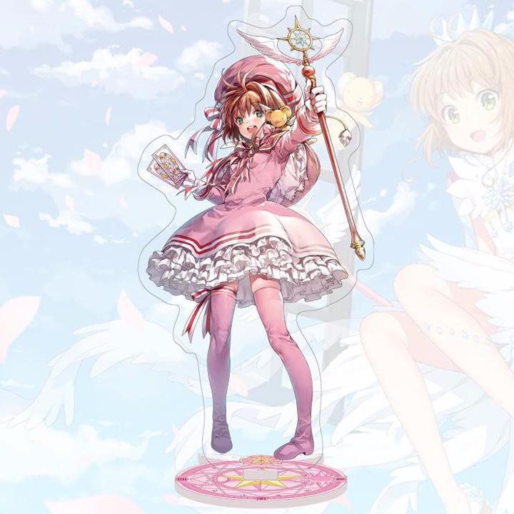 Standee Cardcaptor Sakura Thủ lĩnh thẻ bài Tượng Acrylic Standee Anime mica trang trí trưng bày mô hình