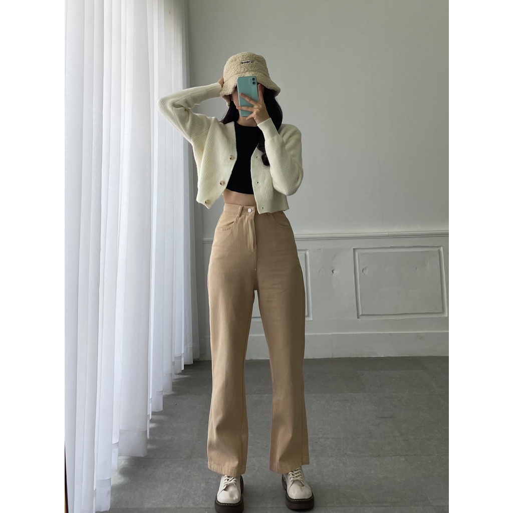 Quần Dài Kaki ống suông LADY STYLE &amp; OUTFITS