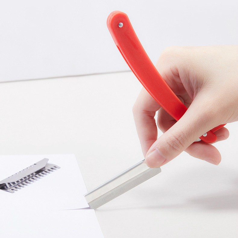 [Hàng mới về] Set 10 dao cạo lông mày bằng thép không gỉ đa năng