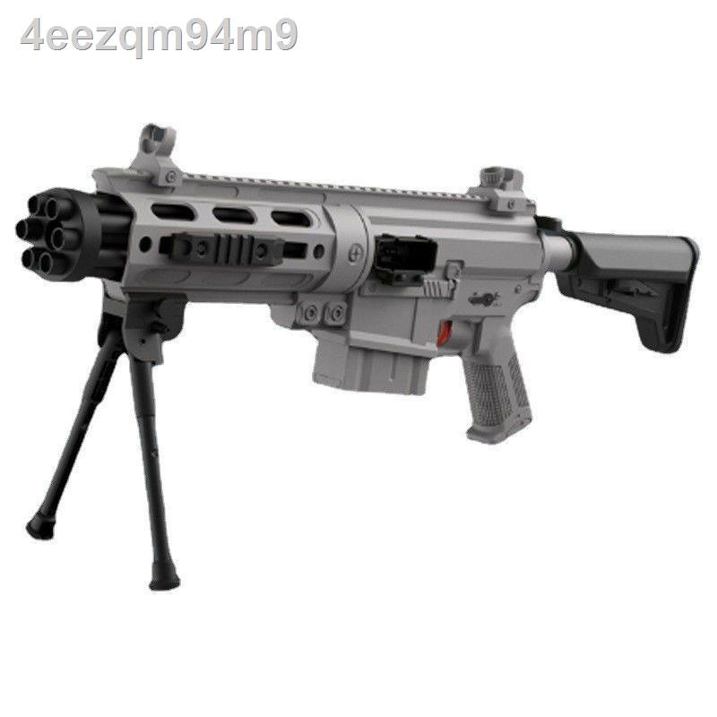 ☇☊Gatling quả bom mềm cầm tay trong một vụ nổ điện M416 món quà sinh nhật cho bé trai đồ chơi