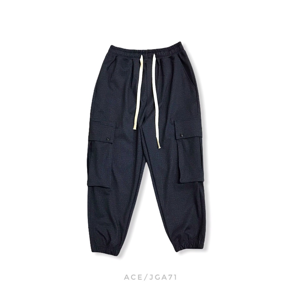 Quần Jogger túi hộp, quần bo gấu túi hộp, dáng rộng ACE streetwear