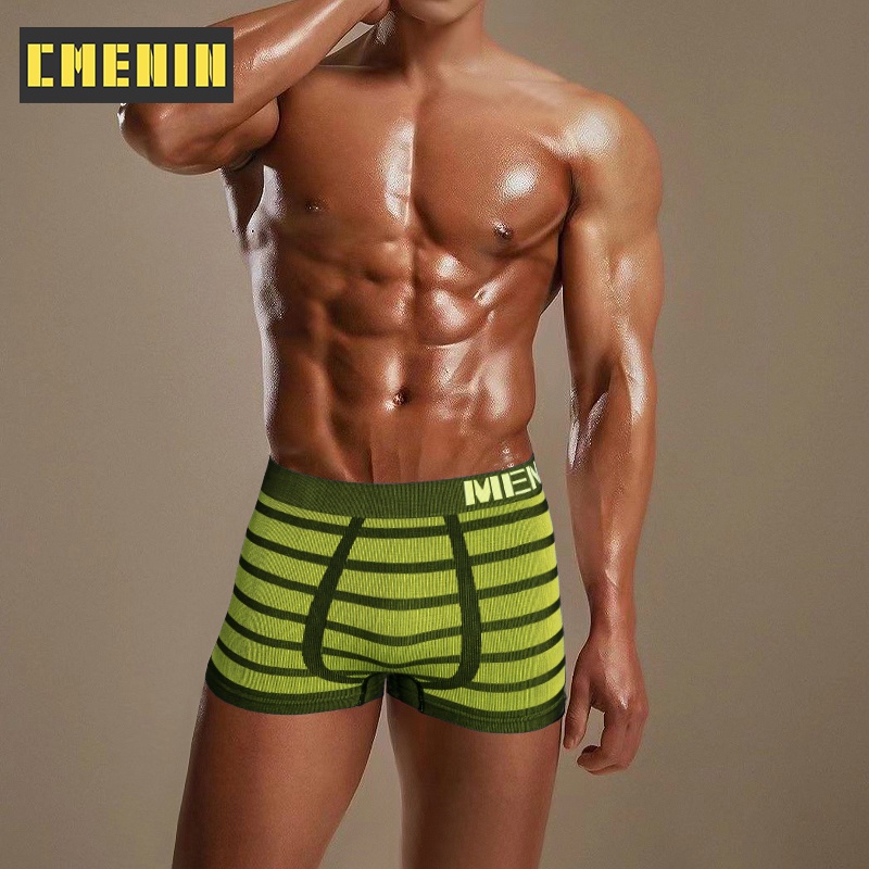 1 quần lót boxer mềm mại in chữ cho nam giới M0041