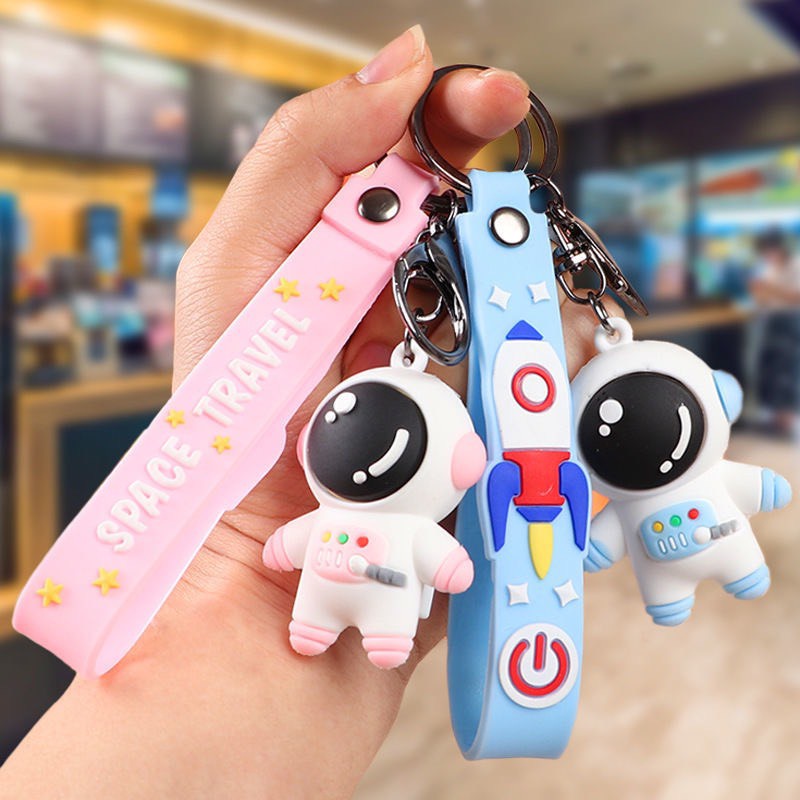 Móc khóa silicon cao cấp thám hiểm du hành vũ trụ Play