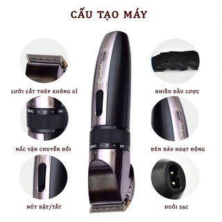 Tông Đơ Cắt Tóc Hàn Quốc ⚡️𝐅𝐑𝐄𝐄 𝐒𝐇𝐈𝐏⚡️ Máy Hớt Tóc Gia Đình