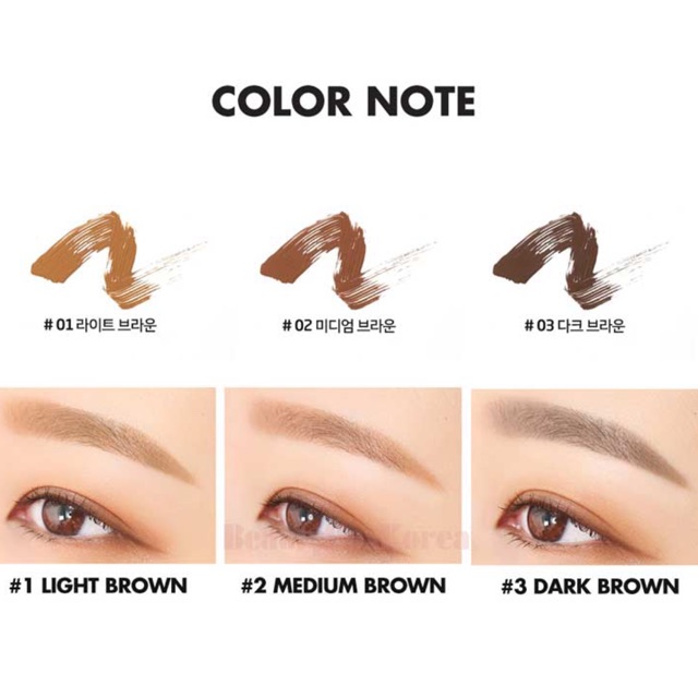 Mascara chân mày Lilybyred đầu cọ siêu mảnh | BigBuy360 - bigbuy360.vn