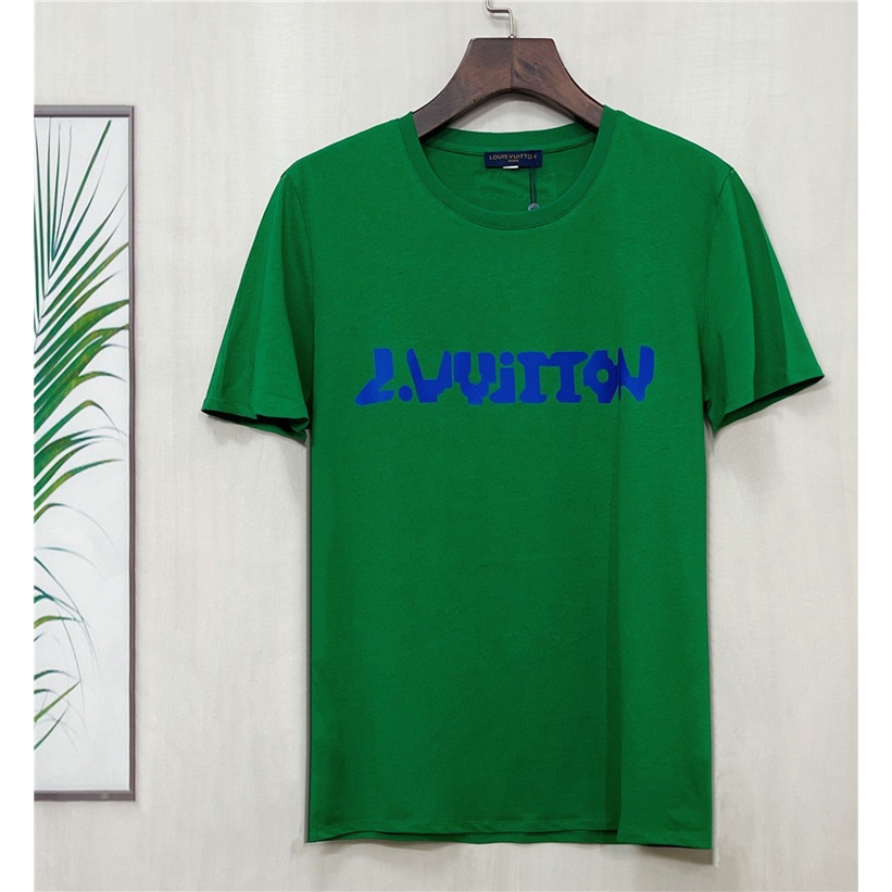 L0Uis Vu1tt Áo Thun Cotton Cổ Tròn Ngắn Tay In Chữ Cái Mới Thời Trang Mùa Hè Dành Cho Nam 2022 S-4XL