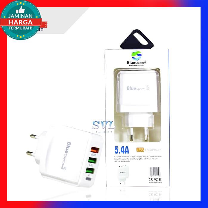 Cốc Sạc Nhanh 3 Cổng Usb Cho Samsung Oppo Xiaomi Iphone Lg Vivo