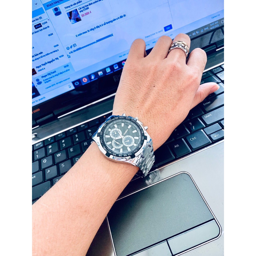 Đồng hồ thời trang nam ROSRA dây kim loại mẫu mới sang trọng | BigBuy360 - bigbuy360.vn