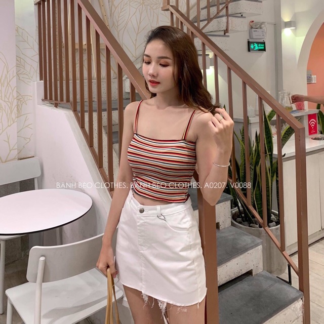 Chân váy kaki jean ngắn có quần trong bao đẹp | BigBuy360 - bigbuy360.vn