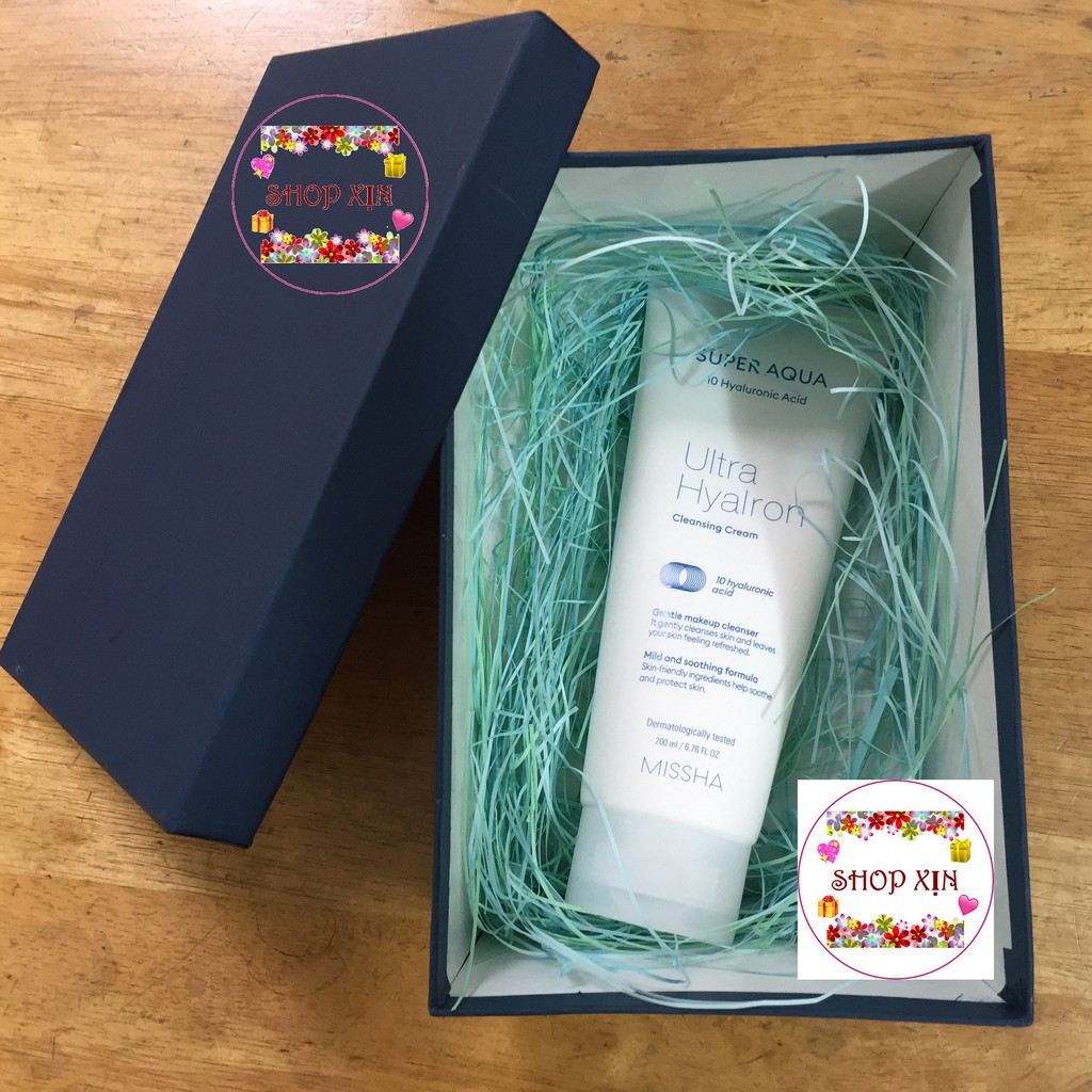 KEM TẨY TRANG MISSHA SUPER AQUA ULTRA HYALRON CLEANSING CREAM 200ml