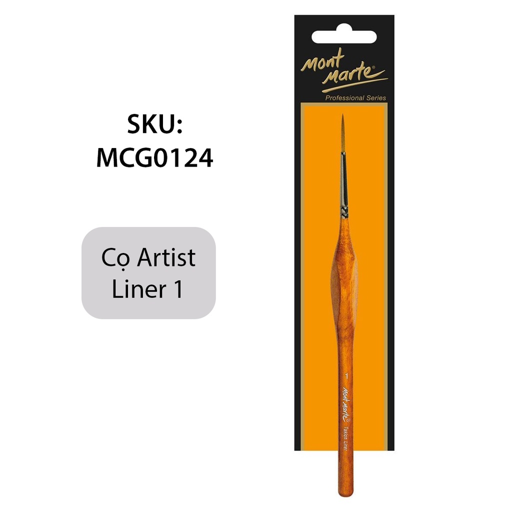 Cọ Đi Nét Artist Taklon Detailer/ Liner Mont Marte - Artist Brush Taklon Detailer/ Liner