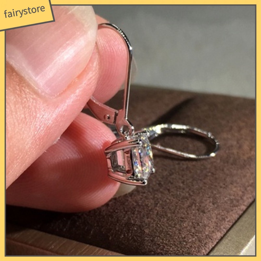 Khuyên Tai Đính Đá Nhân Tạo Thời Trang Dành Cho Nữ