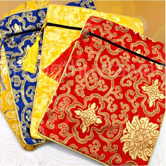 Túi thêu Thổ Cẩm 24cm*34cm- đựng sách, kinh phật, ....