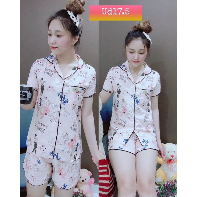 Bộ kate thái đùi in hình free size