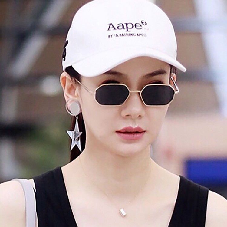 Kính Mát Gọng Kim Loại Hình Oval Phong Cách Retro Thời Trang