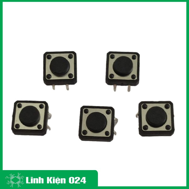 Nút nhấn 4 chân 12x12x5mm